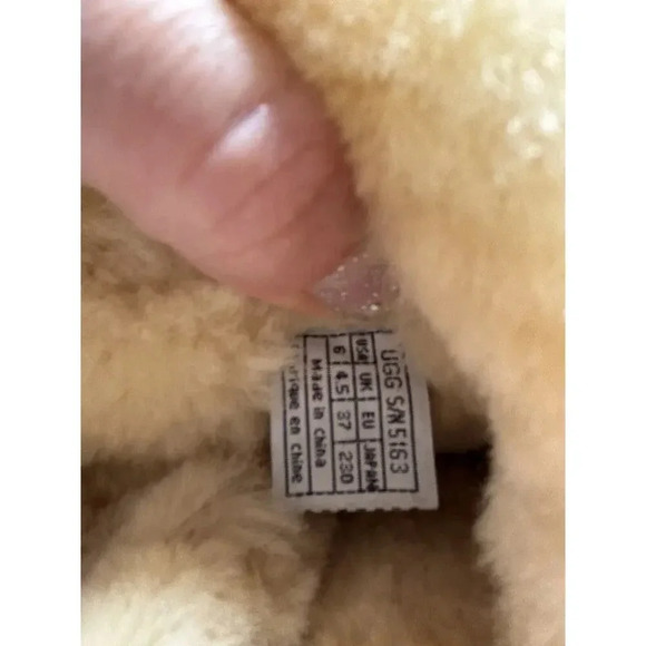 Ugg Upside Tall 5163 Brown Suede Lace Up Women's Size 6 Winter Snow Boots - Picture 11 of 12